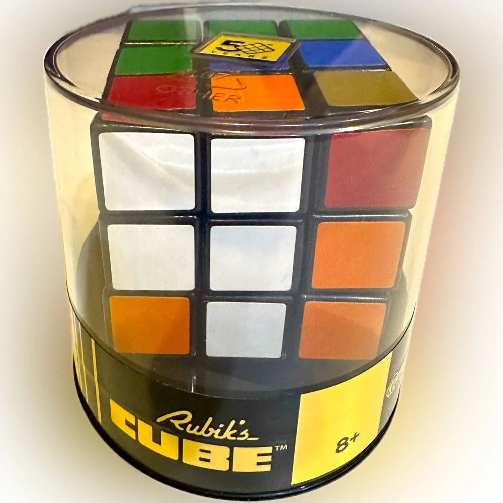 50TH ANNIVERSARY RUBIK’S CUBE RETRO PUZZLE GAME MIND TWISTER PROBLEM SOLVER MATH